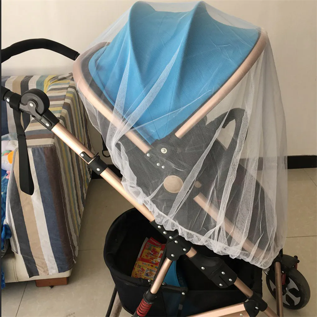 

2020 Baby Stroller Pushchair Mosquito Insect Shield Net Safe Infants Protection Mesh Stroller Accessories Mosquito Net