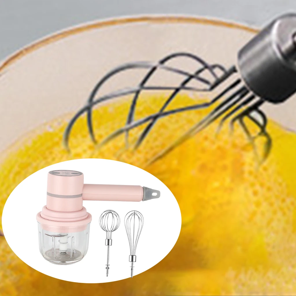 Egg Whisk Handle Wireless Garlic Blender 3 Speeds Lightweight High Power Foamer Jam Puree Milk Frother Food | Бытовая техника