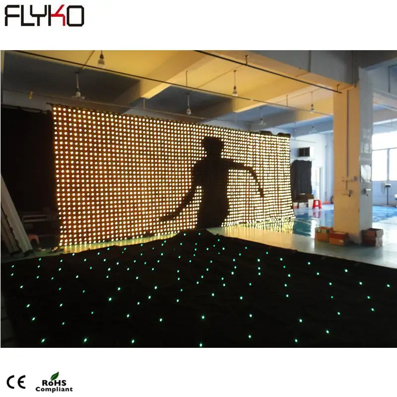 FLYKO p10 3х8м Led видео curtian | Лампы и освещение