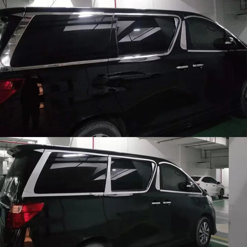 Стайлинг автомобиля, полоски для отделки окон автомобиля из нержавеющей стали, украшение для внешнего корпуса, Наклейка для Toyota Alphard /Vellfire серии 30
