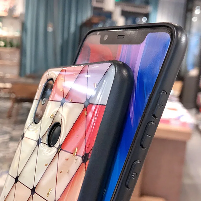 Чехлы для телефонов Xiaomi Mi 11 10 10T A1 A2 A3 Lite роскошный чехол с мраморным блеском Redmi Note