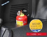 lapetus car styling plastic fire extinguisher holder case cover trim 1 pcs fit or toyota rav4 rav 4 2014 2015 2016 2017 2018