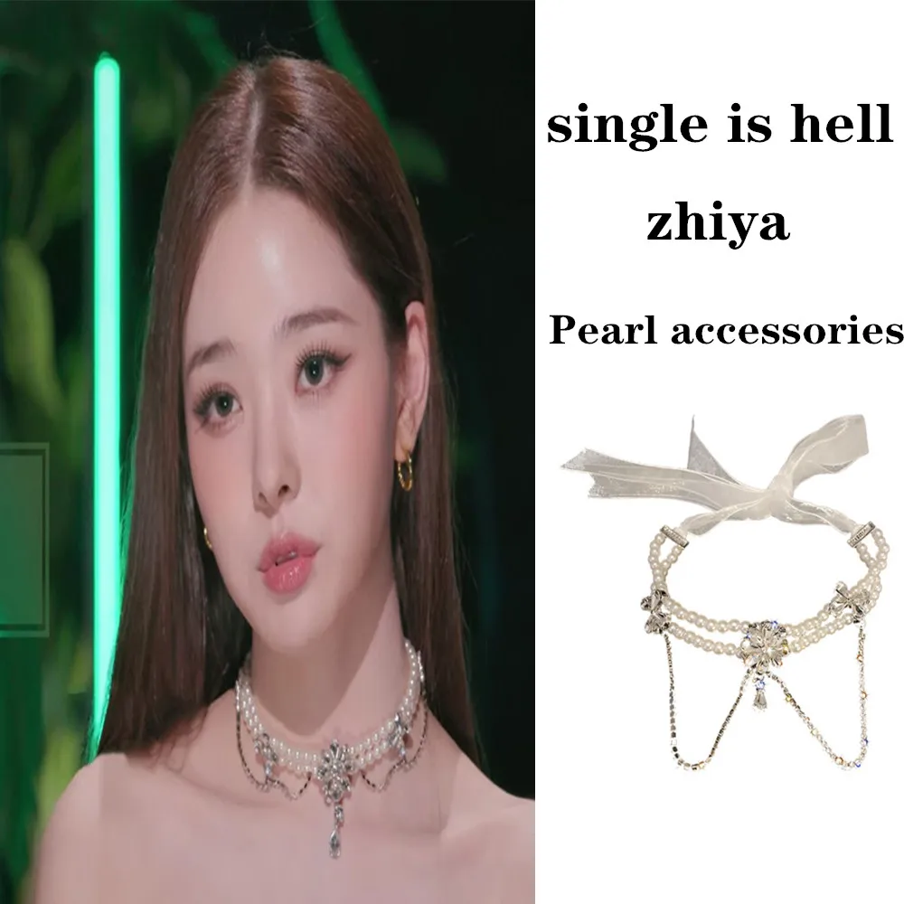 Женское многослойное ожерелье с жемчугом в стиле ретро