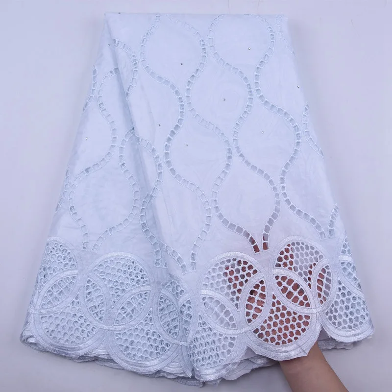 

2020 New Arrival French Brode Fabric With Lace African Bazin Riche Fabric High Quality White Nigerian Bazin Lace Fabric S1951