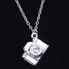 Новое модное ожерелье 20x16 мм подвеска с камерой короткое длинное ожерелье для женщин и мужчин Подарочное ювелирное изделие чокер