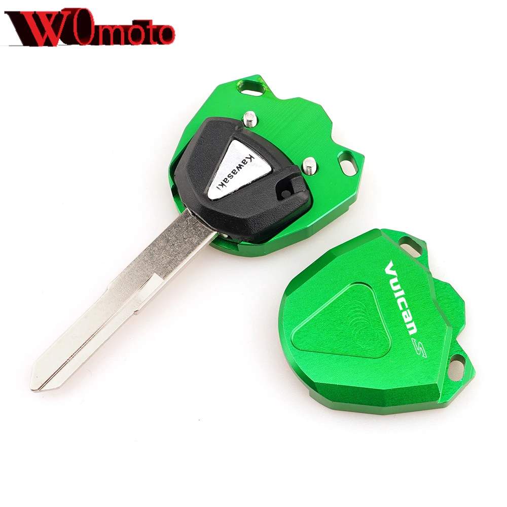 Motorcycle CNC Key Case Cover Shell (Key Without chip) For Kawasaki Vulcan S ABS 2015-2017 2018 2019 2020 2021 | Автомобили и
