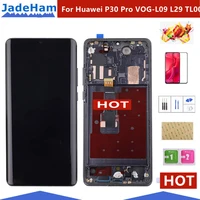 6 47 original p30 pro lcd for huawei p30 pro lcd display touch screen digitizer assembly for p30pro vog l29 vog l09 vog l04 lcd