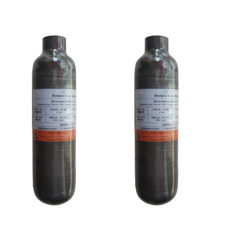 

Carbon Fiber Cylinder Pcp Air Gun Rifle Paintball Tank 0.36L-0.5L Multi Capacity 30MPA Diving Airforce Condor Shockproof