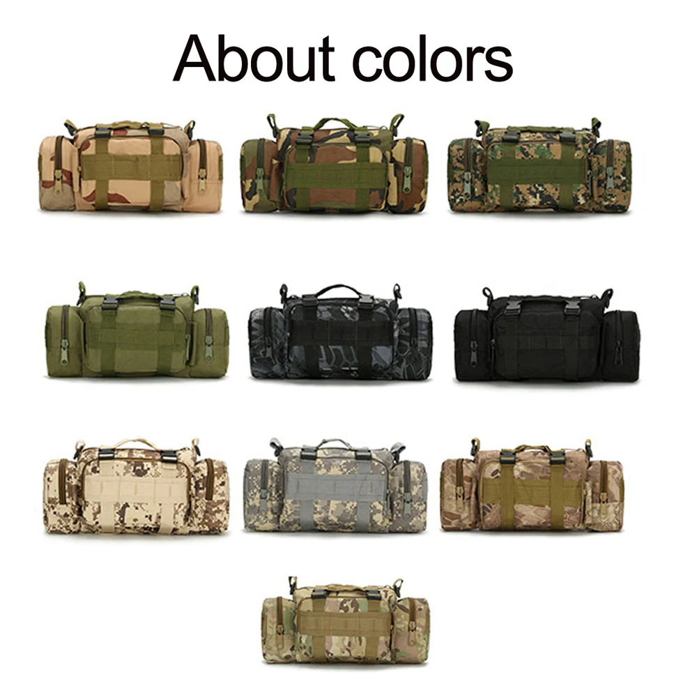 

NANCY TINO Outdoor Waist Bag Waterproof Oxford Shoulder Bags Military Tactical Fishing Camping Hunting Pouch Bag Mochila Bolsa
