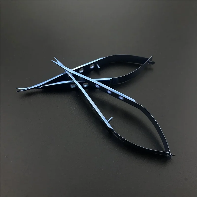 Титан Ножницы Для радужной оболочки офтальмологический ножницы/прямые волосы