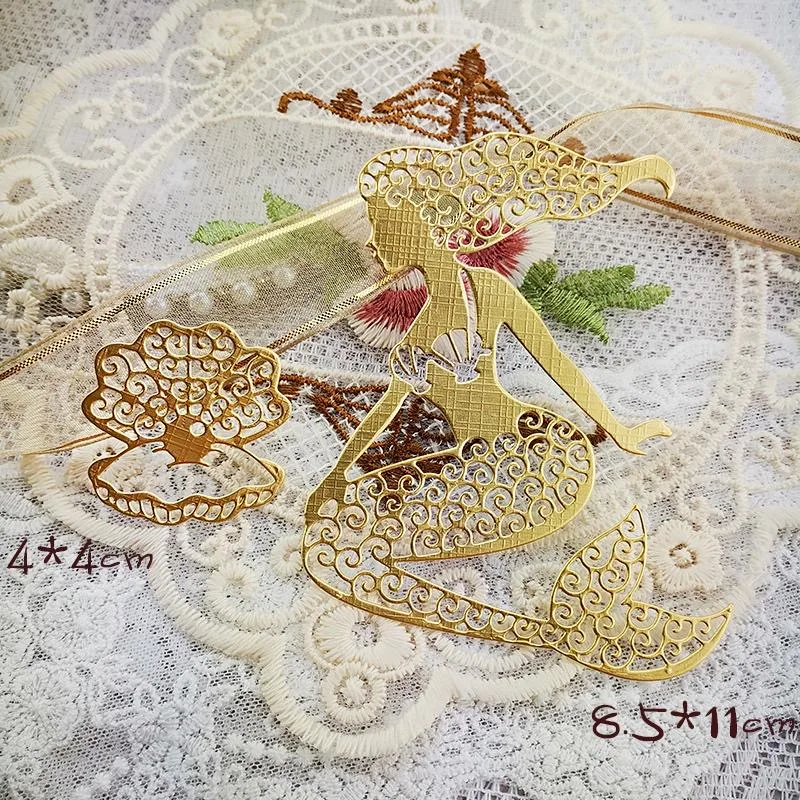Mermaid Metal Cutting Dies Stencils for Scrapbooking/photo album Decorative Embossing DIY Paper Cards | Дом и сад