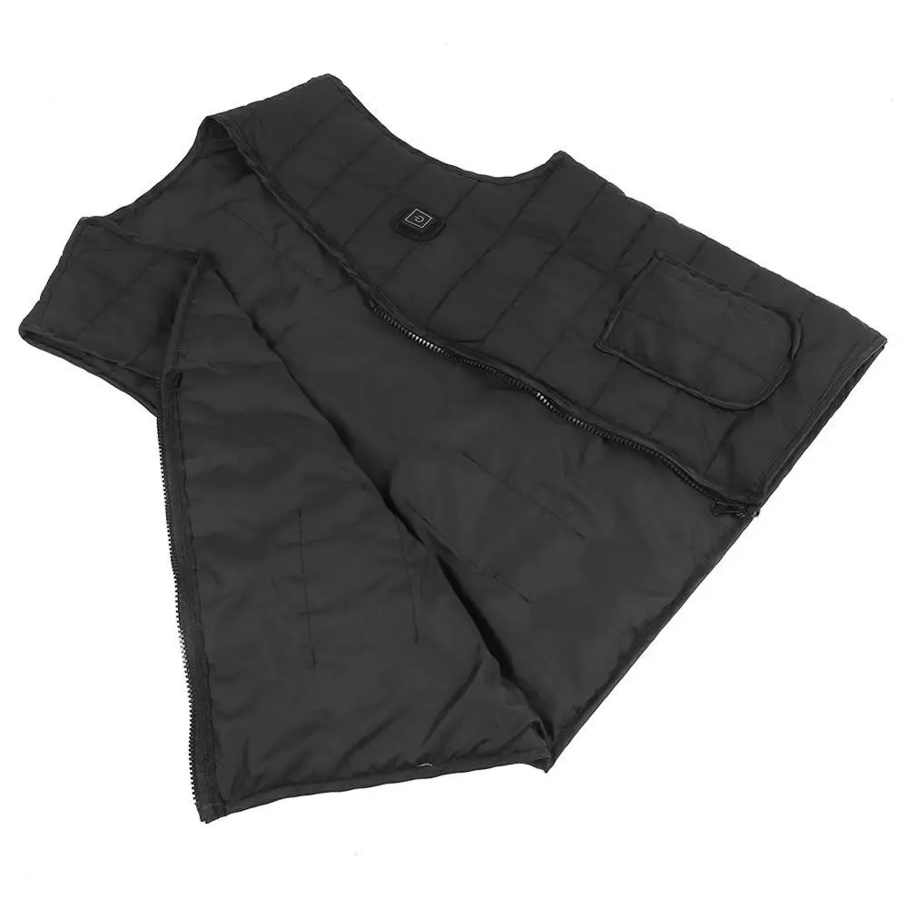 Мужской и Женский уличный жилет с инфракрасным подогревом USB зимняя гибкая