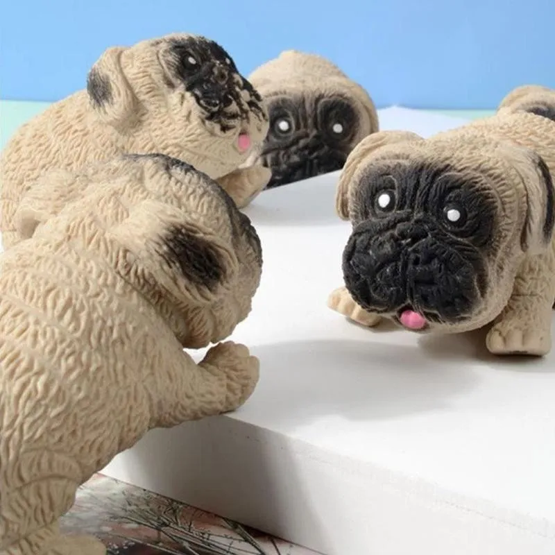 

New Exotic Pug Decompression Toy Sensory Toy Office Stress Ball Pressure Stress Reliever Happy Sensory Toys Creative Vent Toys