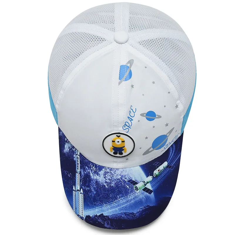 

Adjustable Breathable Lightweight Quick Dry Mesh UV Protection Sun Hat Kids Baseball Cap Boys Girls Outdoor Sports Cap