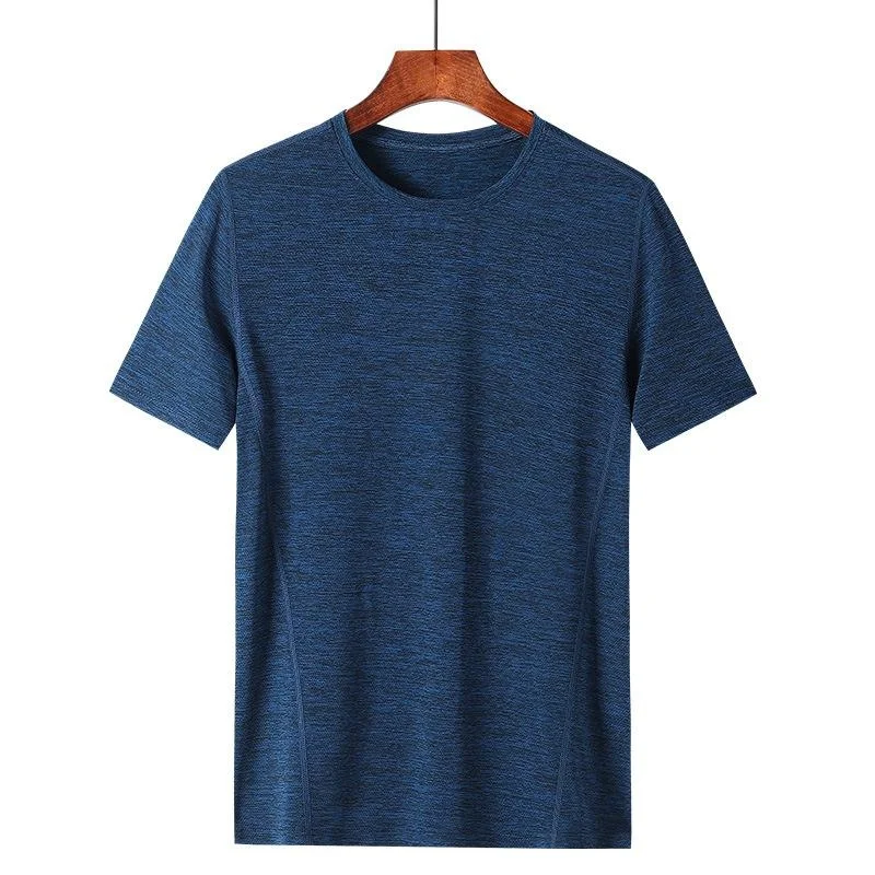 

T-shirt Mens Short-sleeved Summer Outdoor Leisure Sports Bottoming Shirt Loose Compassionate Breathable Top -40