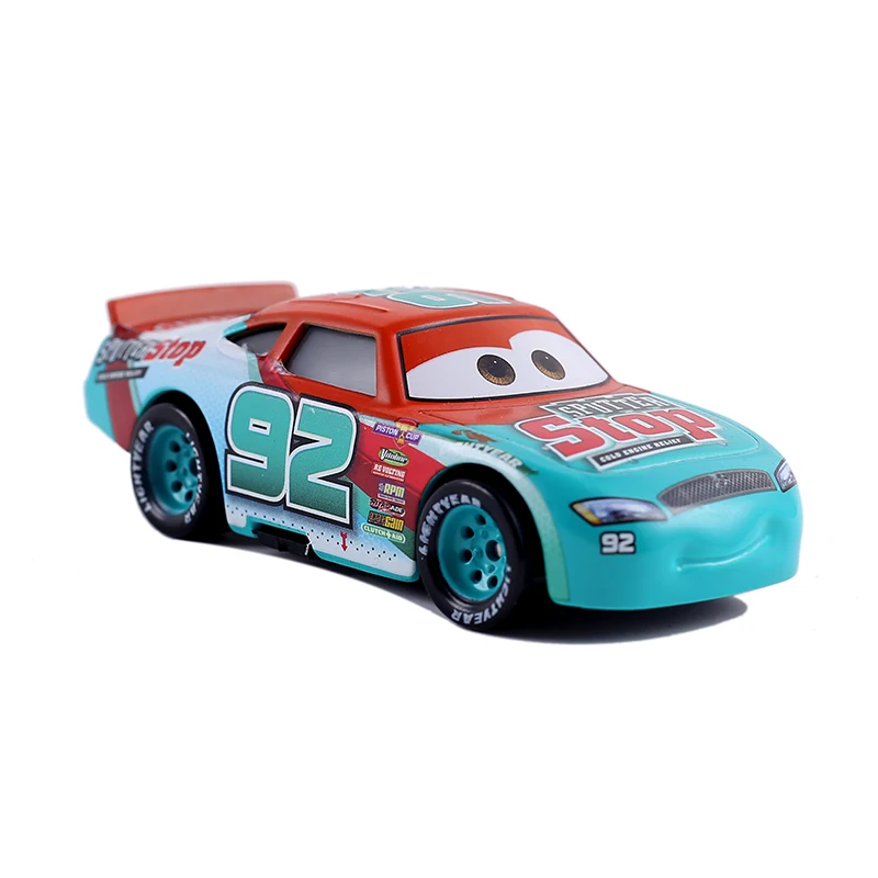 

Disney Pixar Cars 2 3 Lightning McQueen Mater Jackson Storm Ramirez 1:55 Diecast Vehicle Metal No.92 Kid Toys Children's Gifts