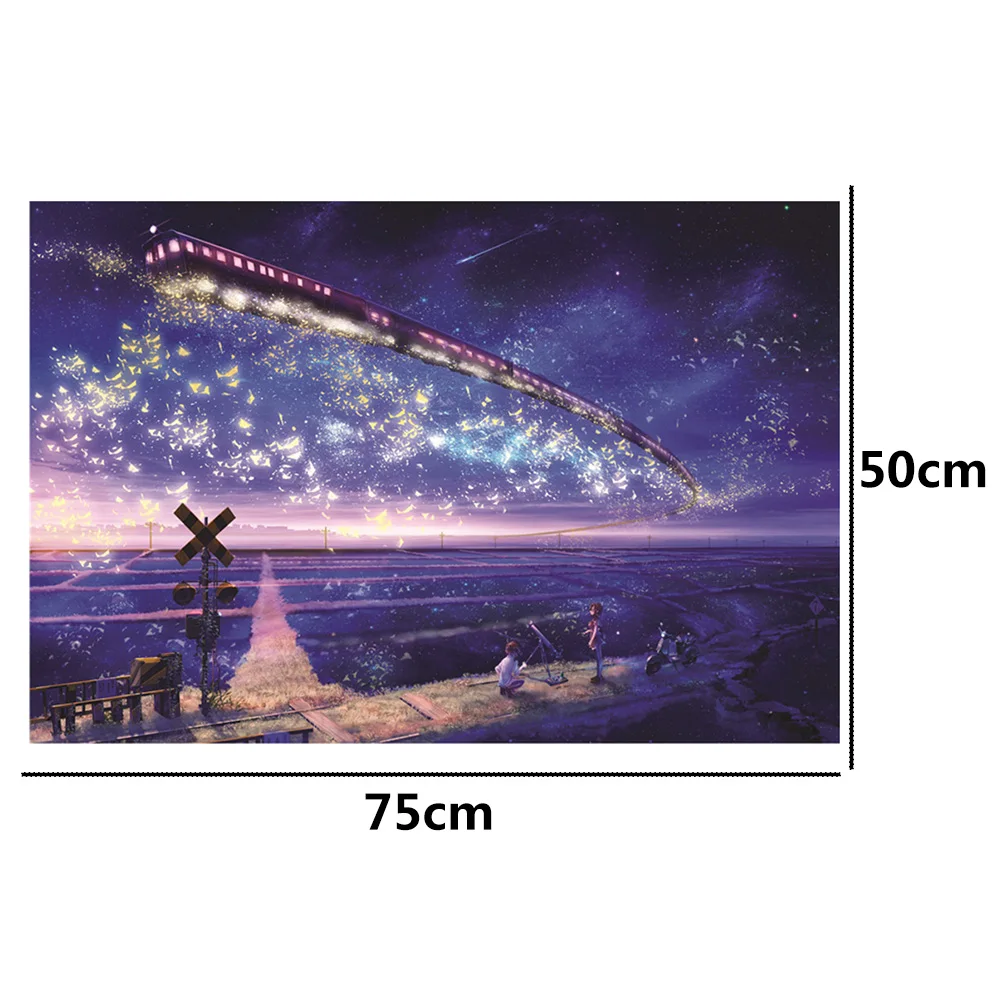 

75*50cm 1000 Pieces Of Puzzles Adults Children Large Puzzles Educational Decompression Toys Various Styles Of Home Decoration