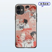 The Promised Neverland Anime cover FOR iPhone pro max Samsung note plus glass phone case shell