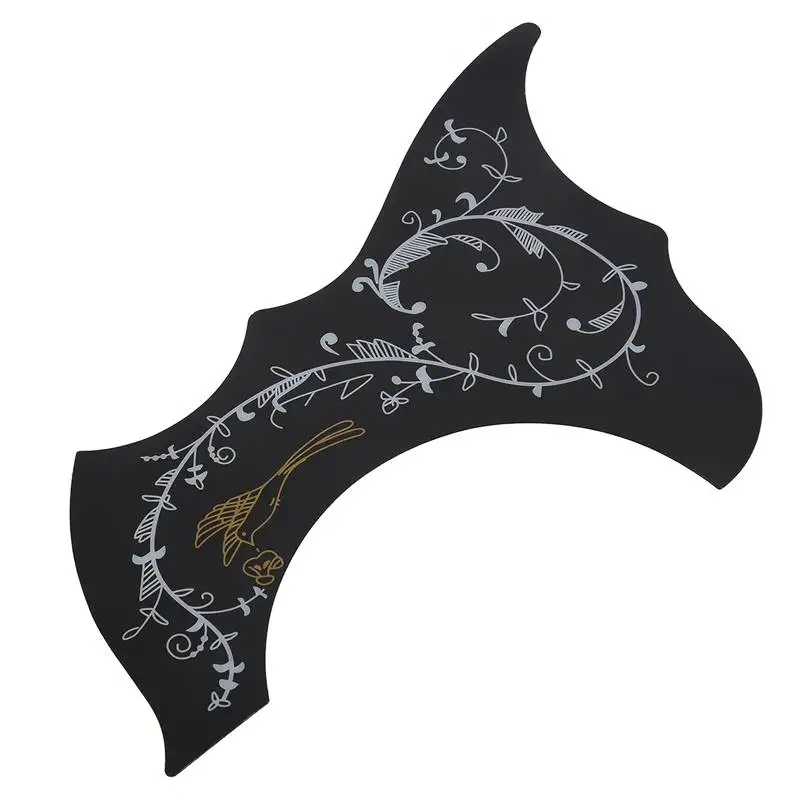 Pickguard Акустическая Гитара самоклеющаяся Черная|Детали и аксессуары для гитар| |