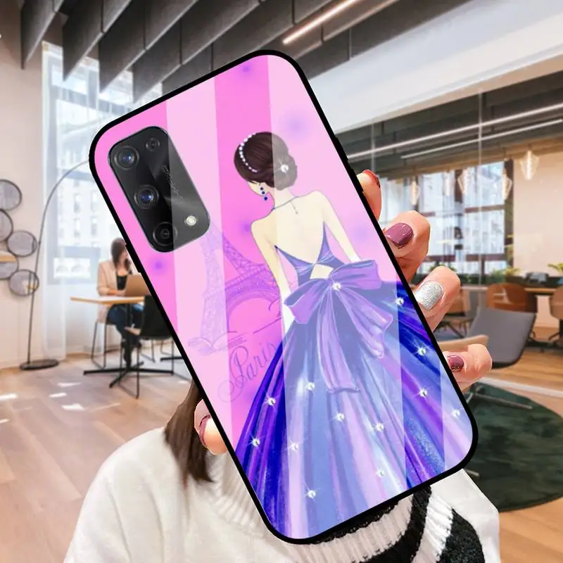 RUICHI свадебное платье задняя часть для Oppo R9 11 17 PRO F5 7 9 A5 37 57 59 83 стеклянная оболочка |