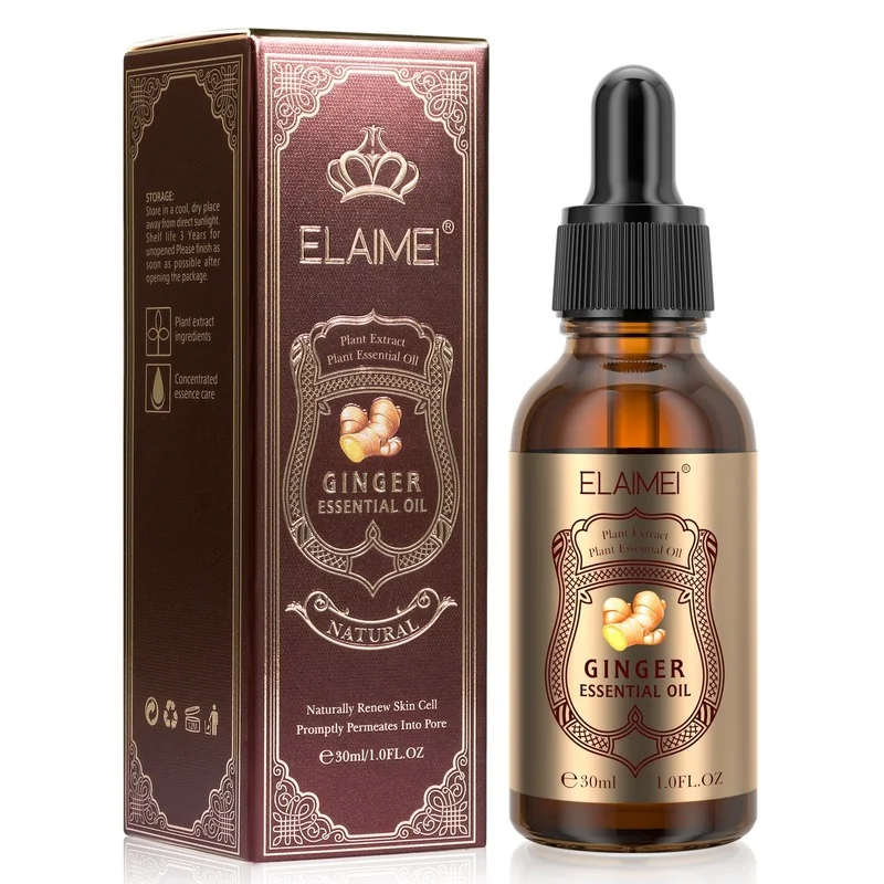 

Ginger Essential Oil Body Massage Oil Relaxes The Body To Drive Away The Cold Soaks The Feet To Relieve Stress and ImprovesSleep