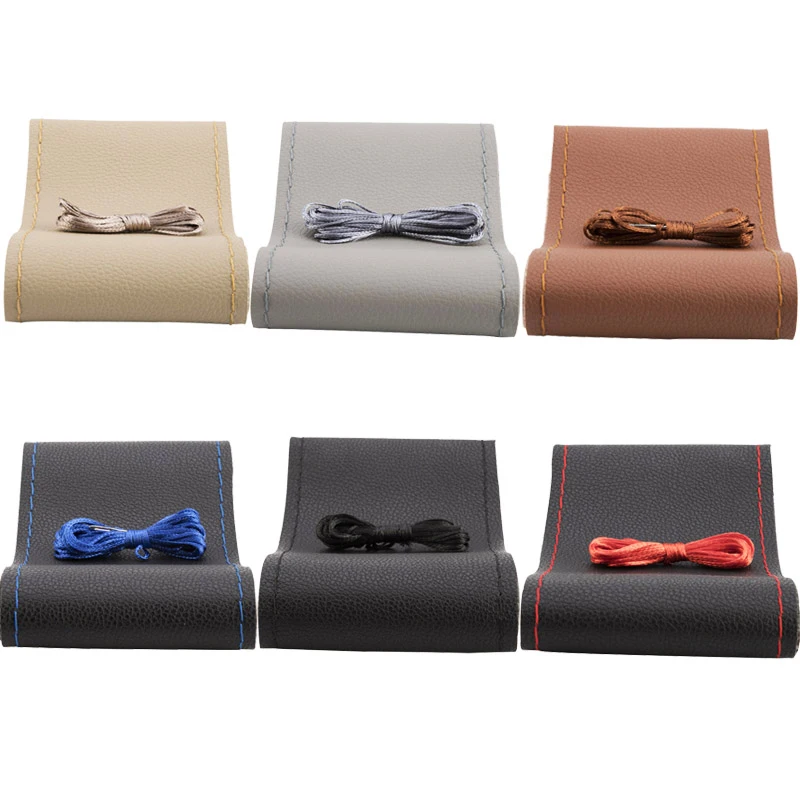 38 см Чехол на руль автомобиля из искусственной кожи со шнуровкой оплетка чехол