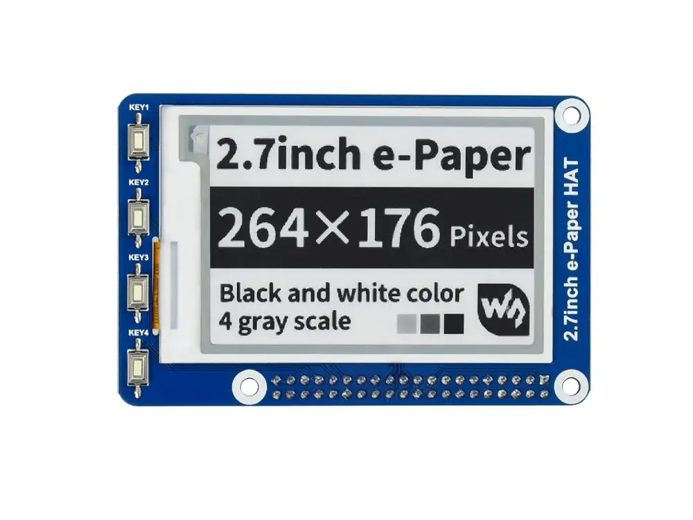 2 7 дюймов электронная бумага шляпа 264x176 e Ink дисплей для Raspberry Pi SPI интерфейс со