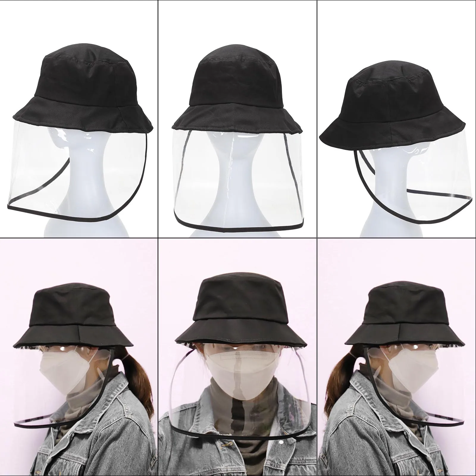 Многофункциональная защитная крышка шапка-слюна Пыленепроницаемая