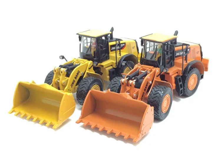1:50 загрузчик Строительная техника бульдозер из сплава грузовики игрушки для