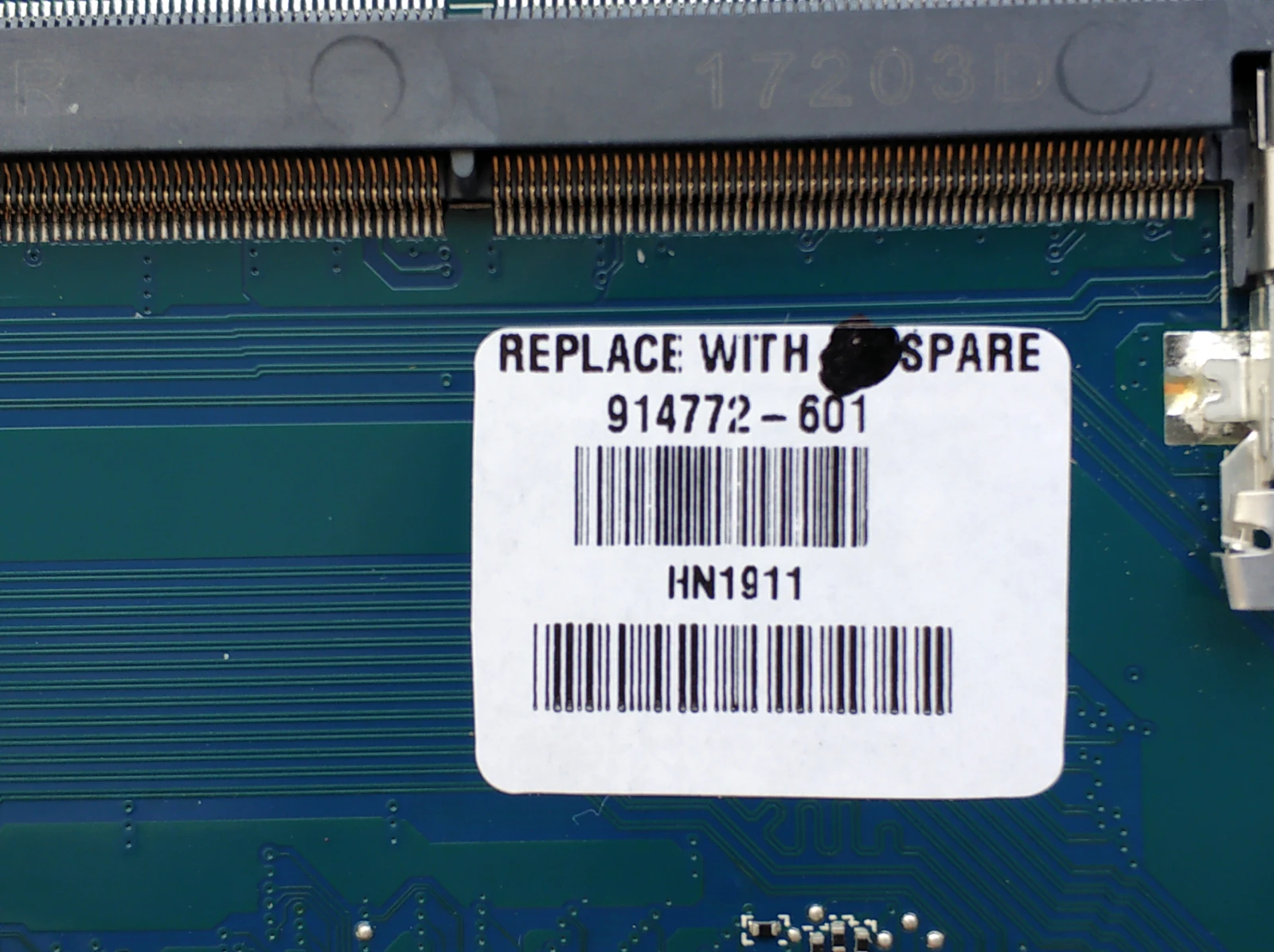 Высококачественная материнская плата для игрового ноутбука HP Omen 15-AX 914772-601 DAG35DMBAD0