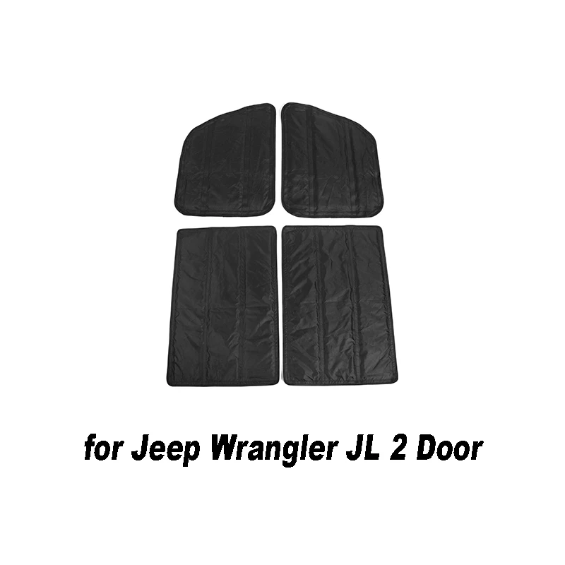 2 doors SHINEKA теплоизоляционная прокладка для Jeep Wrangler Sahara JL+ Hardtop хедлайнер кровельный изоляционный комплект для Jeep Wrangler JL - Название цвета: 2 doors