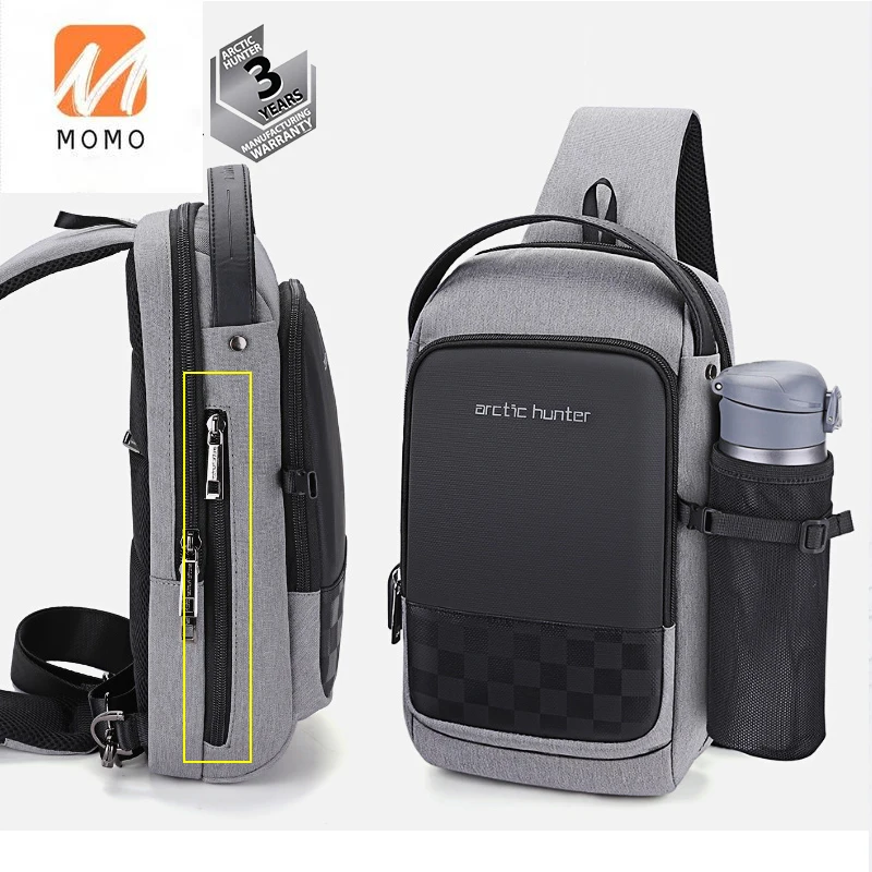 

Waterproof Anti Theft Designer Chest Bag USB Crossbody Sling Bags For Men Single Shoulder Crossbody Bag