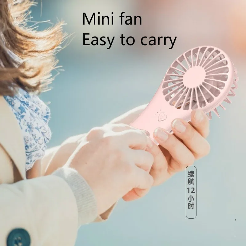 

USB Mermaid Handheld Fan Outdoor Portable Silent Pocket Small Fan Mini Creative Charge Electric Fan