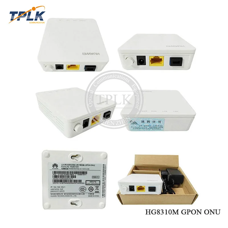 5 шт. оригинальный HW HG8310M C + GPON ONU/ONT маршрутизатор с 1GE портом терминал английская