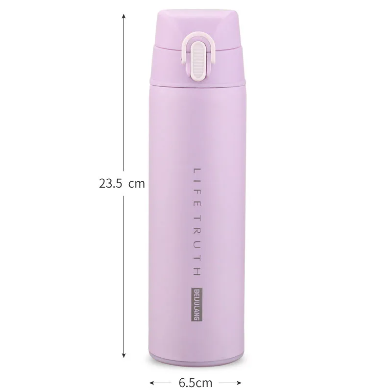 500 мл модный термос из нержавеющей стали портативная Изолированная чашка с