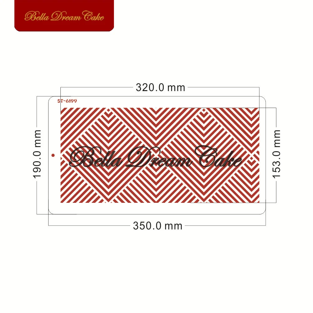 Дизайнерский трафарет для торта с изображением домашнего питомца рамкой