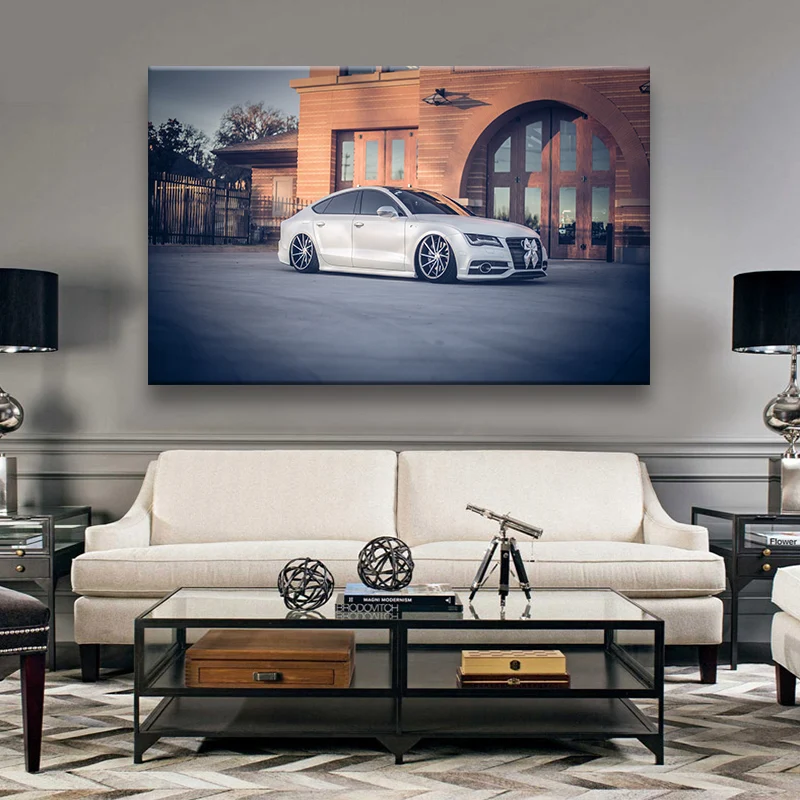 

Supercars Audis A7 Cars Canvas Paintings Posters and Prints Wall Art for Living Room Home Decor Cuadros Unframed