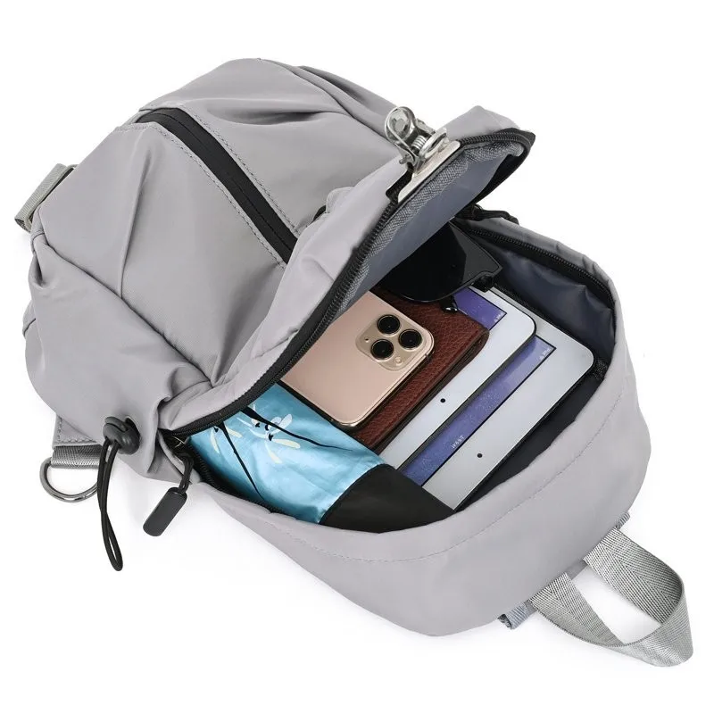 

Men Casual Sling Chest Pack Sports shoulder Crossbody Bags Waterproof Anti-theft Travel Messenger Bag For Male Short Trip 2021
