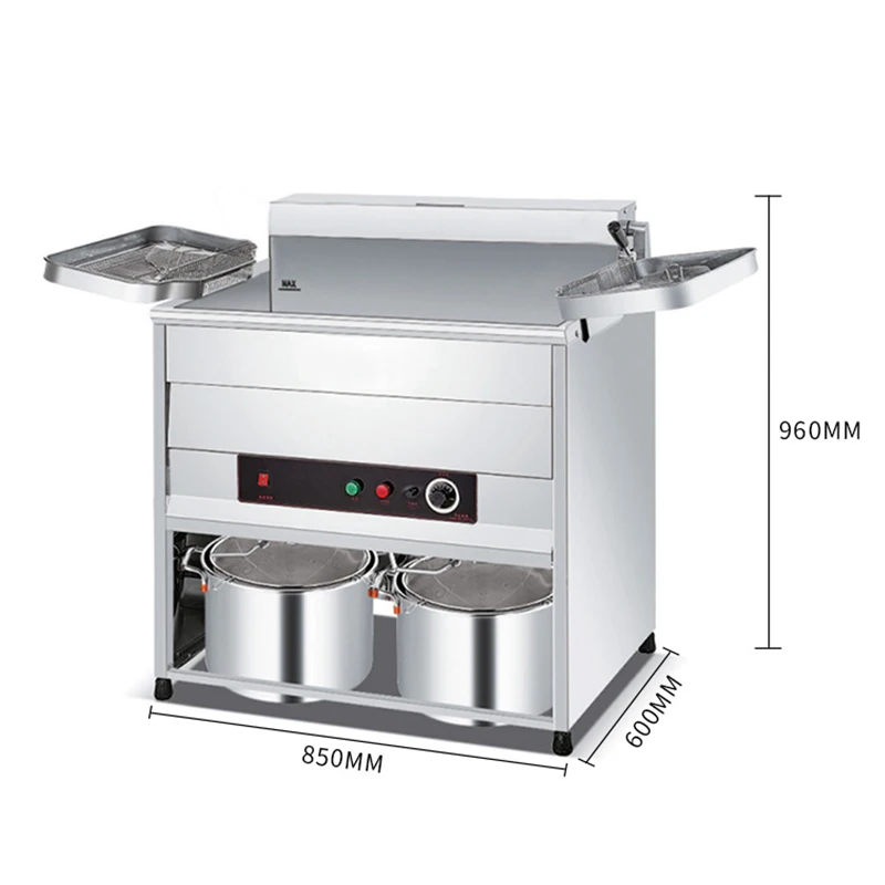 Электрическая Фритюрница 70L коммерческая нагревательная трубка вертикальная