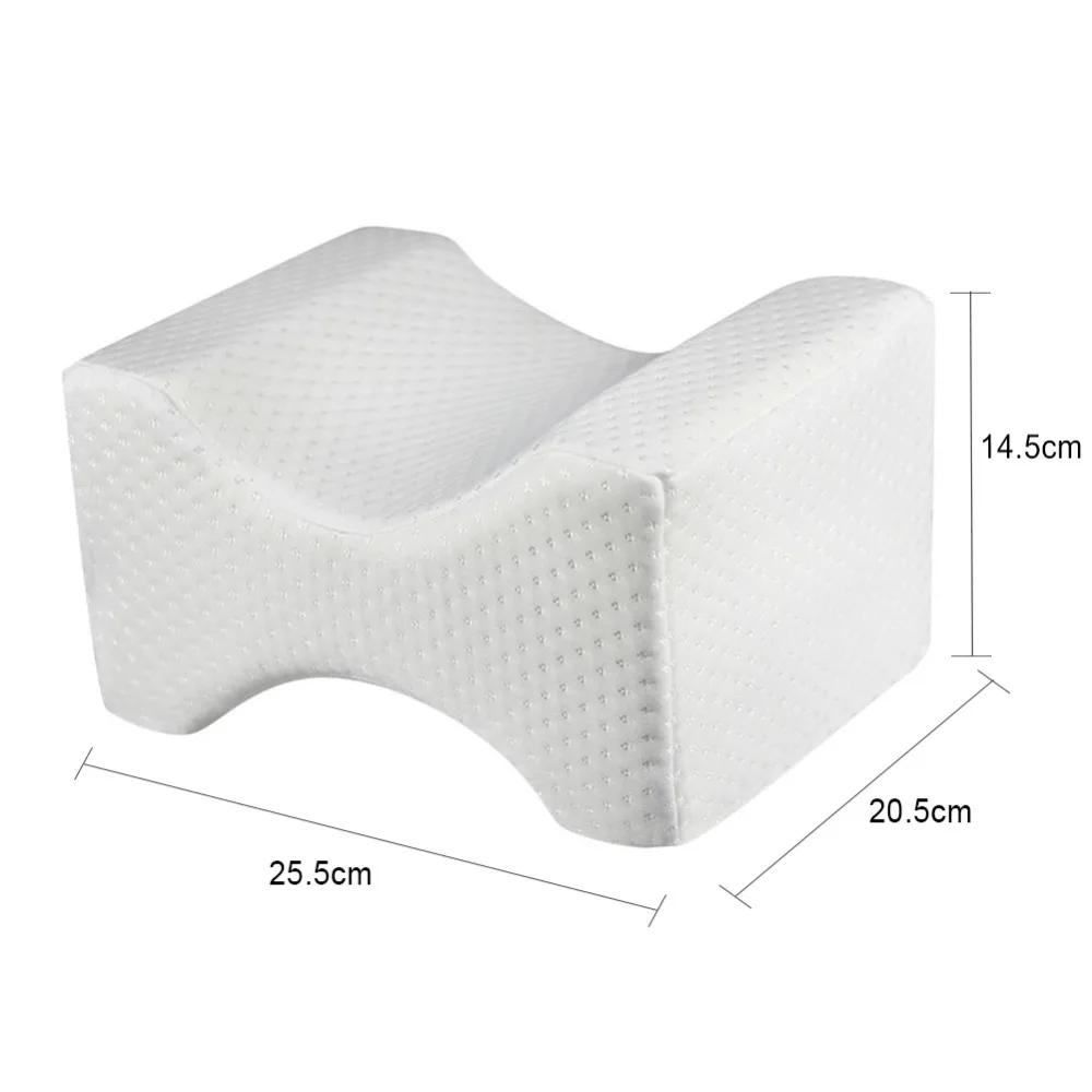 

Memory Foam Sleeping Knee Pillow for Side Sleepers Pain Sciatica Relief Pregnancy Maternity Pillows Bed Slow Rebound Leg Cushion