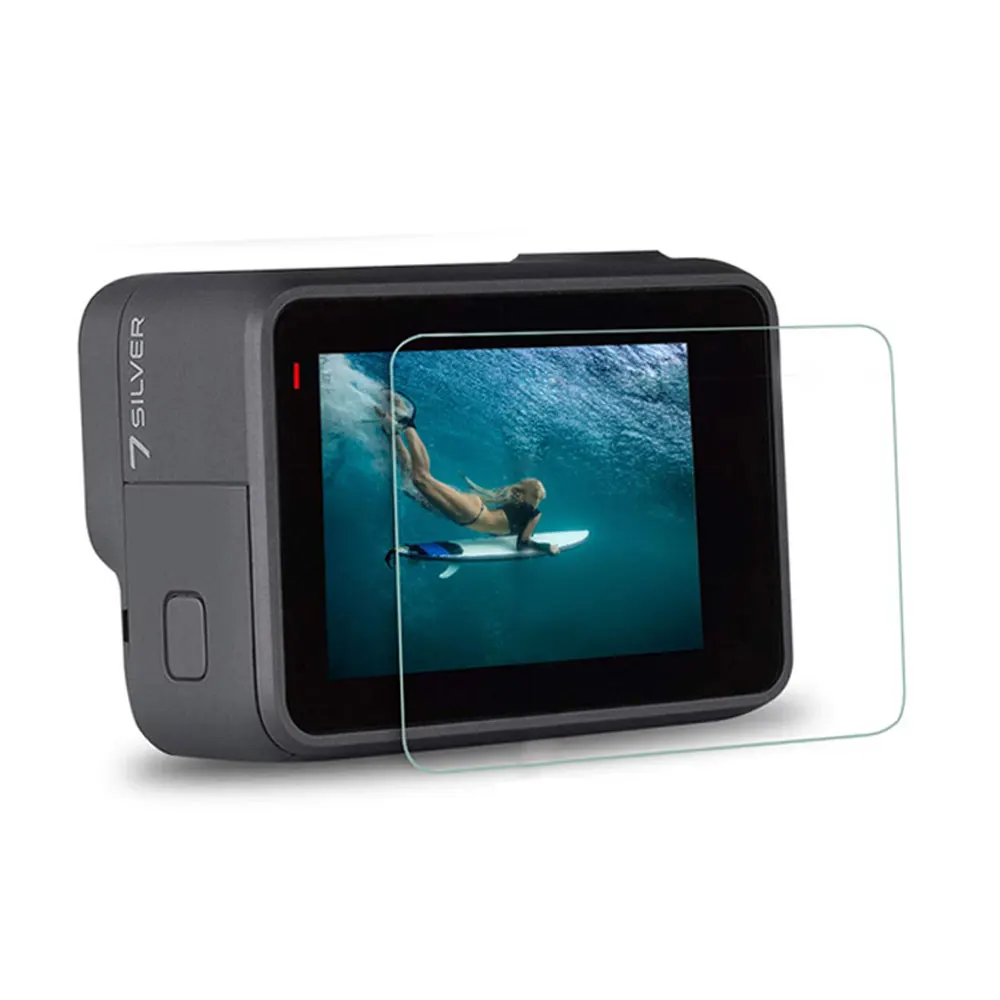Screen Protective Закаленное стекло Защитная пленка для телефона Защитная для Go Pro Gopro Hero 5 6 7 Hero5 Hero6 Hero7 крышка объектива камеры защитная пленка набор - Цвет: Screen Protective
