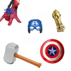 Disney Marvel Человек-паук Капитан Америка щит Тор молот фотофигурки Хэллоуин косплей реквизит Рождественский подарок на день рождения