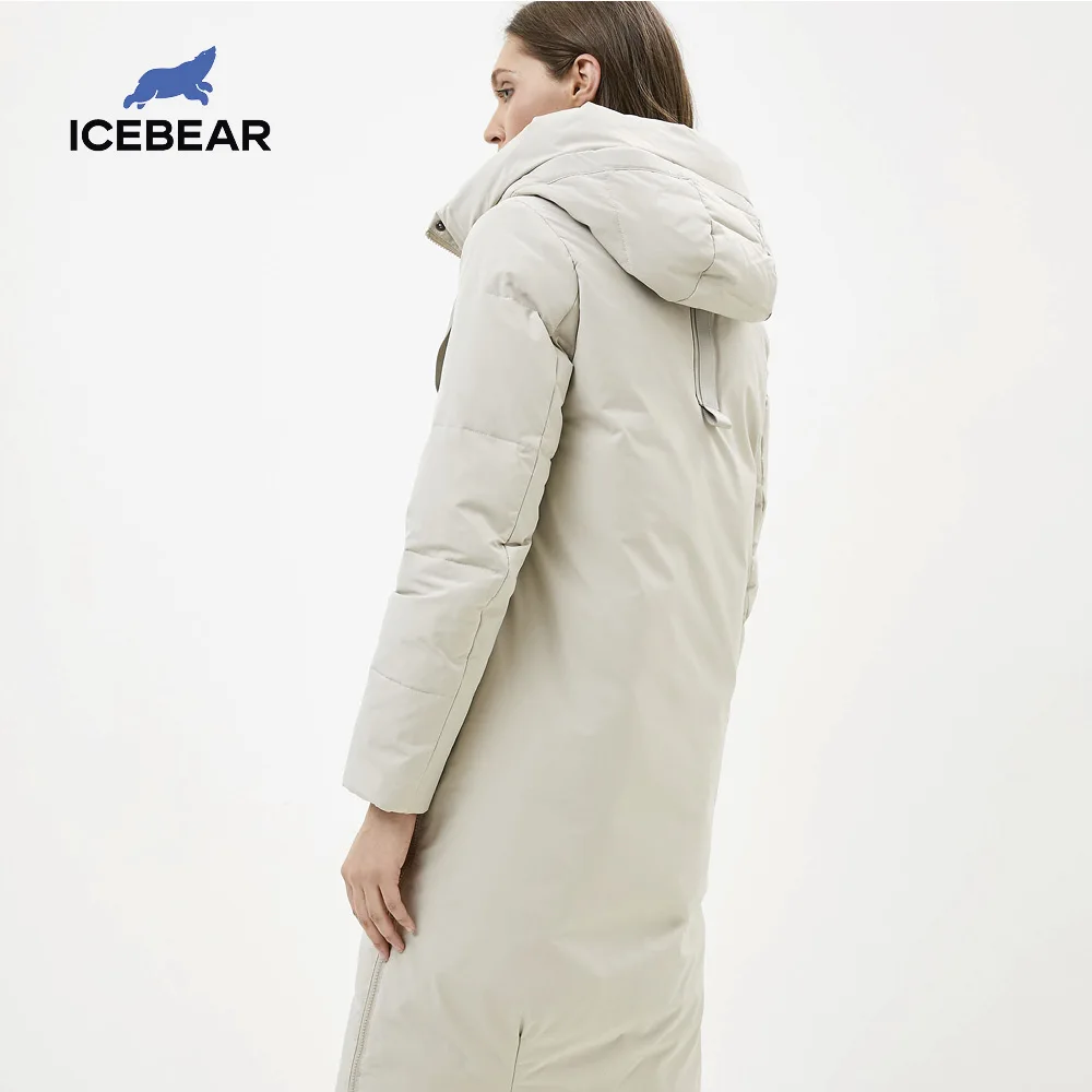 Icebear 2020 зимнее длинное пальто женское классическое высококачественное хлопковое
