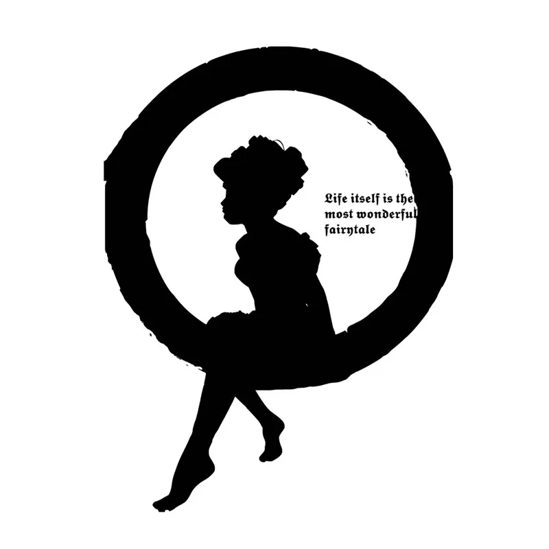 DiyArts Lady Sit In Circle металлические режущие штампы для скрапбукинга DIY Фотоальбом