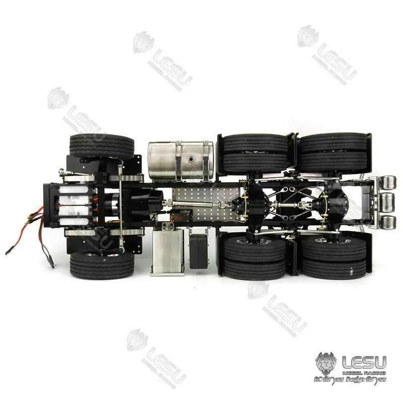 Металлическое шасси LESU 6x4 1/14 для трактора TAMIYA MAN TGX 56325|Радиоуправляемые грузовики|