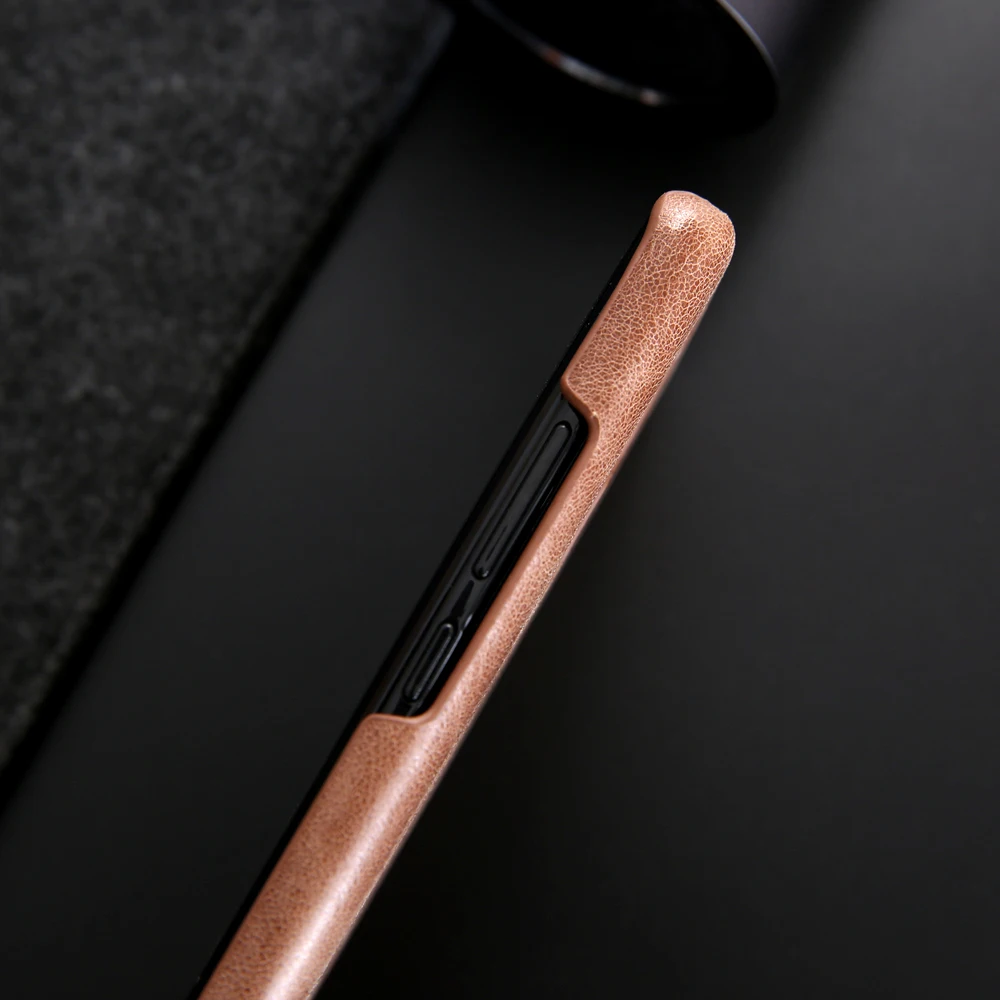 

P30 series Vintage Real Leather Matte Phone Cases For Huawei P30 P30pro Cowhide Phone Back Cover Case