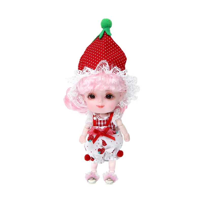 

DBS DREAM FAIRY 1/12 DBS0012 38 Joints Body Mini Doll with Fashion Clothes Shoes 14cm Toy DUDU DOLL Toy Gift for Beautiful Girl