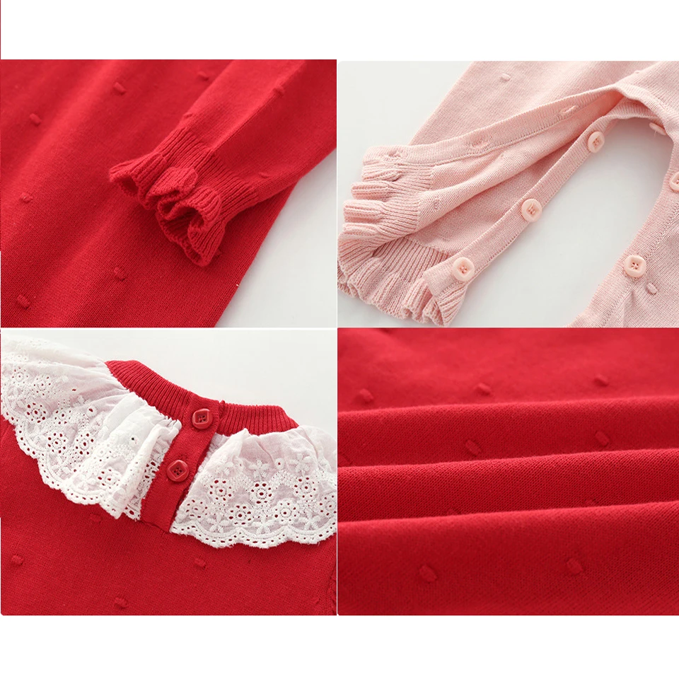 Комбинезон с длинными рукавами для маленьких девочек одежда кружевной