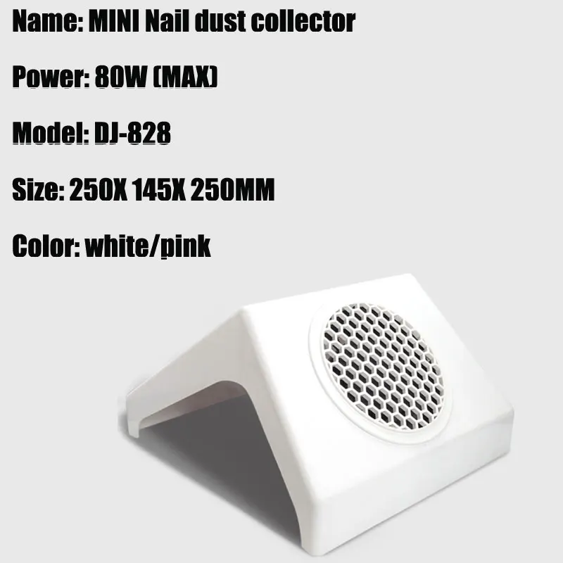 

80W Nail Art Vacuum Cleaner Nail Art Dust Machine Mini Max Dust Collector Max Mini Vacuum Cleaner