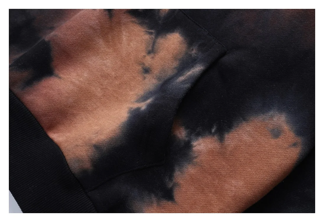 Мужская толстовка с капюшоном в стиле хип-хоп с принтом «Tie dye», уличная одежда в стиле «граффити», худи в стиле Харадзюку, пуловер, хипстерская одежда, осенняя толстовка с капюшоном